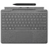 Microsoft „Surface Pro Signature“ klaviatūra su plonu rašikliu 2 Microsoft Dangtelis, jungtis „Platyna“