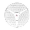 Maršrutizatorius Antena MikroTik LHG XL 5 AC RBLHGG-5ACD-XL 4 šviestuvų galvučių rinkinys GRID HIGH XL 716MHZ, 256MB, 1XGE, 2X2 MIMO, 5GHZ, 27DBI, L3
