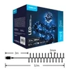 Modee ML-C2017 384 LED 2,1 m kalėdinė girlianda, šalta šviesa, 8 programos, IP44