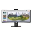 Monitorius LENOVO LCD T34WD-40+MC60 - 34",VA,21:9,3440x1440,120Hz,300cd/m2,3000:1,4ms,HDMI,DP,USBHub,USB-C(100W PD),RJ45,Nákl,Zdvih
