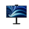 Monitorius Philips MT 23,8" 24B2U3301H - 1920x1080, IPS, 120Hz, HDMI, DP, USBhub, USB-C, PD, RJ45, Repro, Pivot, Webkamera
