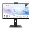 MSI PC AiO Modern AM273QP AI 1UMG-424XEU, Ultra 7 155H, 27" WQHD, Anti-Glare, 16GB, 1TB SSD, N/A, No OS, Juodas