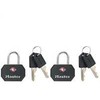 Master Lock MasterLock MasterLock TSA 4681EURTBLK 2 pakabinamų spynų rinkinys - juodas