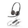 Hewlett Packard (HP) HP Poly Blackwire 3225 stereo USB-C Ausinės +3,5 mm kištukas + USB-C/A adapteris