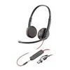 Hewlett Packard (HP) HP „Poly Blackwire 3225“ stereo USB-C ausinės + 3,5 mm kištukas + USB-C/A adapteris (didmeninė prekyba) (209747-201/209751-201)