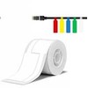 Niimbot kabelių etiketės T 25x76mm 200vnt Baltos B21, B21S, B3, B1S