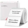 Niimbot etiketės R 40x20mm 320vnt baltos, skirtos B21, B21S, B3, B1S