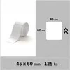 Niimbot etiketės R 45x60mm 125vnt baltos, skirtos B21, B21S, B3, B1S