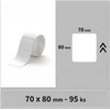 Niimbot etiketės RP 70x80mm 95vnt Baltos B3S