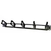 Oem 19" įrišimo skydelis LEXI-Net 1U, 5x plastikinė rankena 40x60mm, praėjimas, juoda