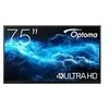 Monitorius Interaktyvus jutiklinis ekranas Optoma H1F0H04BW101 75" IPS 60 Hz