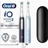 Braun iOG3d.2i6.2K Oral-B iO3 Elektrinis Dantų Šepetėlis Matt Juodas/Ice Mėlyna Duo Pack Edition