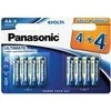 PANASONIC šarminės baterijos Evolta Platinum LR6EGE/8BW 4+4F AA 1.5V (Lizdinė plokštelė 8 vnt.)