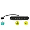„Port Designs PORT CONNECT“ USB-C šakotuvas, 3x USB-C 3.1 + 1x USB-C 100W PD