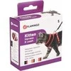 Karlie - Mesh Cat Harness With Leash Kitten S - Raudona/Juodas (770.1250)
