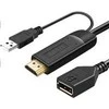 „PremiumCord“ HDMI 2.0 į DisplayPort 1.2 adapteris, 4K@60Hz raiška, 25 cm