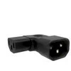 Premiumcord Kampinis adapteris IEC C13 į IEC C14, šoninė įtampa 230 V, 10 A
