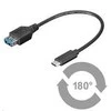 „PremiumCord“ adapteris USB-C/kištukas - USB 3.0 jungtis A/lizdas, 0,2 m kur31-01