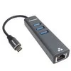 PREMIUMCORD USB-C adapteris su Gigabit 10/100/1000Mbps + 3x USB3.0 jungtis