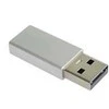 PremiumCord PremiumCord Adaptér USB-C na USB-A 2.0, sidabrinė