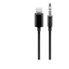 USB kabelis PremiumCord Žaibas - mini Jack 3,5 mm 1 m Juodas (kipod50)