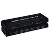 PREMIUMCORD HDMI jungiklis 5:1 metalinis su nuotolinio valdymo pultu ir maitinimo adapteriu