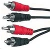 Kabelis PremiumCord RCA (Cinch) x2 - RCA (Cinch) x2 RCA (Cinch) - RCA (Cinch) 5m juoda (kjackcmm2-5)