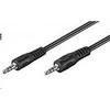 Kabelis PremiumCord Jack 3.5mm - Jack 3.5mm 5m juoda (kJackmm5)