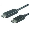 PREMIUMCORD DisplayPort 1.2–HDMI 2.0 kabelis, skirtas 4Kx2K@60Hz raiškai, 1 m