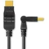 PREMIUMCORD Kabelis HDMI A - HDMI A M/M 2m, otočné zlacené konektory