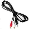 „PremiumCord“ kabelio lizdas 2,5 mm stereofoninis lizdas - 2x Cinch MM 2m
