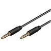 Kabelis PremiumCord Jack 3.5mm - Jack 3.5mm 0.5m juoda (kjack4mm05)