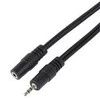 „PremiumCord“ maitinimo laidas PREMIUMCORD Garso kabelis 2,5 mm lizdas - lizdo prailginimas 5 m (M/F, stereofoninis)