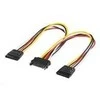PREMIUMCORD kabelis SATA maitinimo į HDD skirstytuvą 2x SATA