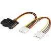 PremiumCord SATA 15- pin - Molex x3, 0.16m, Multicolor (kfsa- 9)