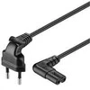 Goobay PREMIUMCORD Maitinimo laidas 230V į magnetofoną su išlenktomis jungtimis 3m