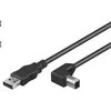 USB kabelis PremiumCord USB-A - USB-B 1 m Juodas (ku2ab1-90)
