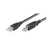 USB kabelis PremiumCord USB-A - USB-B 3 m Juodas (ku2ab3bk)