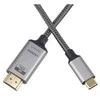 „PremiumCord“ kabelis nuo USB-C iki HDMI 2 m vaizdo raiška 8K@60Hz, 4K@144Hz Aliuminis