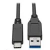 „PremiumCord“ kabelis USB-C – USB 3.0 A (2 kartos USB 3.2, 3A, 10 Gbit/s) 3 m