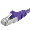 PREMIUMCORD Patch kabelis CAT6a S-FTP, RJ45-RJ45, AWG 26/7 10m fialová