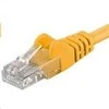 PREMIUMCORD Patch kabelis UTP RJ45-RJ45 CAT5e 20m geltonas