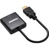 PremiumCord HDMI į VGA konverteris su 3,5 mm stereo lizdo garsu, juodas