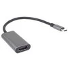 PremiumCord USB-C į HDMI keitiklis, 4K ir FULL HD 1080p raiška, metalinis dėklas
