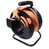 PREMIUMCORD Prailginimo laidas 230V būgnas 25m, juodas
