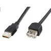 USB kabelis PremiumCord USB-A - USB-A 5 m Juodas (kupaa5Bk)
