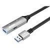 Premiumcord PREMIUM CORD USB 3.2. kartotuvas ir ilgintuvas Vyriškas-Moteris, 5Gbps Aliuminis 5m