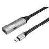 PREMIUMCORD USB-C kartotuvas ir ilgintuvas vyriškas-moteris, 5Gbps Aliuminis 10m