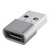 PremiumCord Aliuminio USB C female - USB2.0 A Male adapter