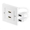 Goobay PremiumCord Moteris 2x HDMI, balta (kphdmz02)